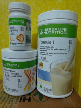 HERBALIFE FORMULA 1 WEIGHT LOSS COMBO KULFI SHAKE AFRESH PEACH & PARTEIN POWDER 200GM Protein Shake