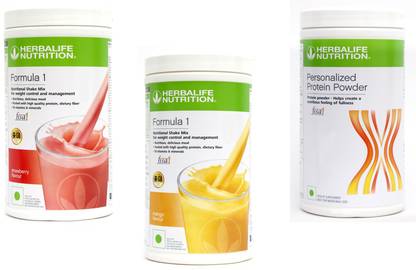 HERBALIFE Formula 1 Shake Strawberry & Mango Flavor With Protein Powder 400 Gm Protein Shake