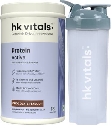 HEALTHKART hk vitals Protein Active, for Energy with Shaker Whey Protein