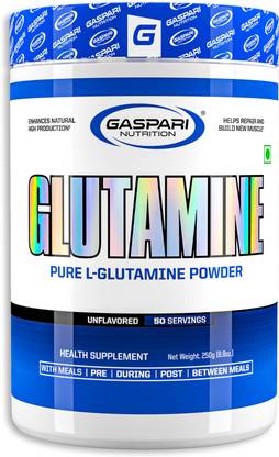 Gaspari Nutrition Glutamine | L-Glutamine Powder for Muscle Repair & Faster Recovery [50 Servings] Glutamine