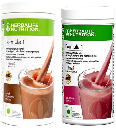 HERBALIFE FORMULA 1 CHOCOLATE & ROSE KHEER 2 PIECES Protein Shake