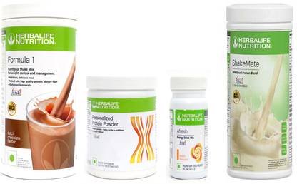Herbalife Nutrition FORMULA1CHOCOLATE500 G PROTIEN 200 G ENERGY DRINK PEACH 50 G SHAKEMATE 500 G Whey Protein