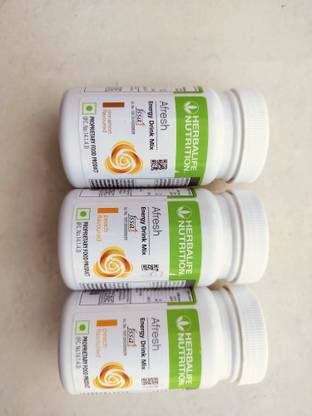 HERBALIFE AFRESH ENERGY DRINK MIX-CINNAMON,2PEACH Energy Bars