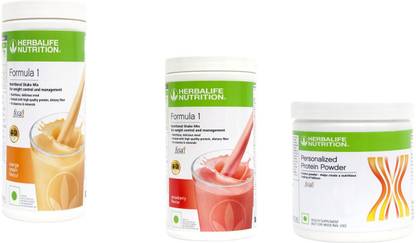 HERBALIFE Formula 1 Shake MANGO +STRAWBERY +Protein Powder 200 Gram Protein Shake