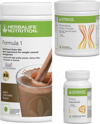 Herbalife Nutrition F1 SHAKE Chocolate , PP Powder 200 G , Afresh - Ginger Protein Shake