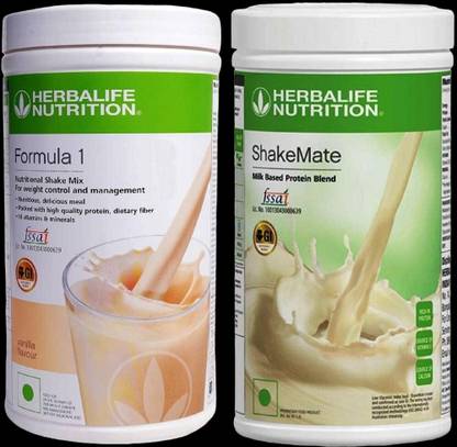 HERBALIFE F-1 VANILLA SHAKE,SHAKEMATE Protein Shake