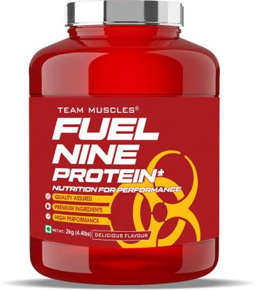TEAM MUSCLES TM Fuel Nine whey Protein (Mango) Whey Protein