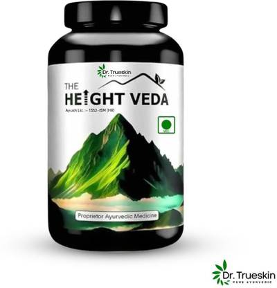 Dr.trueskin Height Veda Powder Daily Boost Remedy Protein Supplement Plant-Based Protein