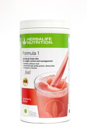 HERBALIFE Formula 1 Nutritional Shake Mix - Strawberry Flavor For Weight Loss Plant-Based Protein