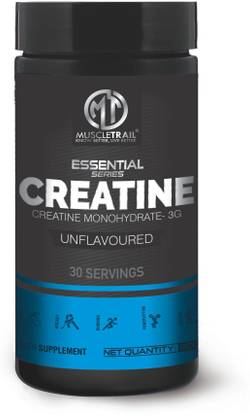 Muscle Trail Essential Series Creatine Monohydrate - 3g | Support Muscle Growth & Recovery Creatine
