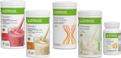 HERBALIFE Formula 1 Shake Mix- Banana And Strawberry Afresh Energy Protein-400g ,Shakemate Protein Shake