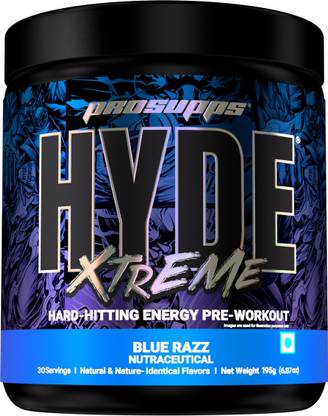 PROSUPPS HYDE XTREME 195 GM (BLUE RAZZ) IRON ASYLUM Pre Workout