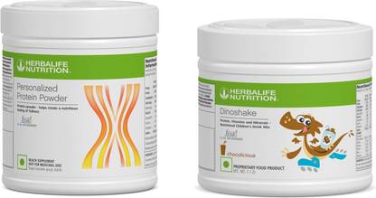 HERBALIFE Protein Powder With Dinoshake Chocolate Flavor Plant-Based (400 g, Chocolate) Plant-Based Protein