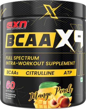 GREENEX NUTRITION BCAA X9 Full Spectrum Intra-Workout Supplement With BCAA, Citrulline & ATP BCAA