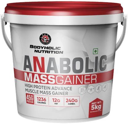 bodyholic Nutrition Anabolic New Weight Gainers/Mass Gainers