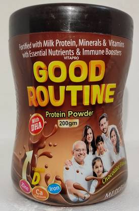 VITAPRO Good Routine DHA Protein Powder Vitamin B12 Energy Strength Nutrition Health Protein Blends