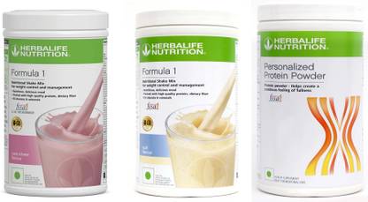 HERBALIFE FORMULA1 ROSE KHEER + KULFI + PROTEIN POWDER 400 GRAM Protein Blends