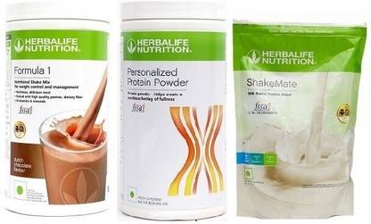 HERBALIFE Weight Loss Combo Pack Formula 1 Chocolate- personalized protein powder + SM Plant-Based Protein