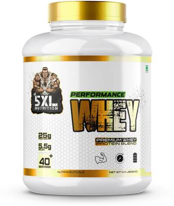 The 5xl Nutrition Performance Whey Protein -Premium Whey Protein Blend | 25g Protein | 33 servings Whey Protein