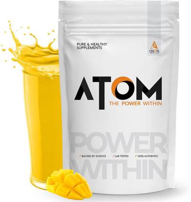 AS-IT-IS Nutrition ATOM Mass Gainer 1.5Kg | Pack of 19 servings | 5:1 Carb-Protein Ratio | Weight Gainers/Mass Gainers
