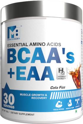 Muscle Basix AminoRush BCAA+EAA – Fast Recovery & Energy BCAA