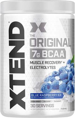 Scivation Xtend The Original 30 servings 7g BCAA Blue Raspberry Ice Flavor BCAA