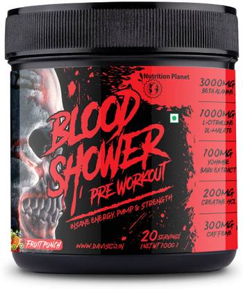 Nutrition Planet Blood Shower Preworkout, 20 Servings Pre Workout