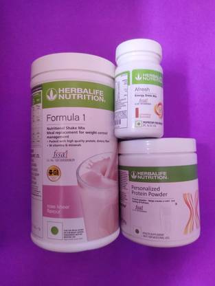 HERBALIFE Formula 1 Shake Mix- ROSE FLAVOR & CINEMENON FLAVOR Plant-Based Protein