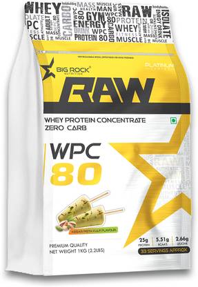 BIG ROCK NUTRITION RAW WPC 80 Whey Protein