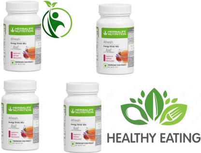 HERBALIFE AFRESH ENERGY DRINK KASHMIRI KAHAWA PACK OF -4 Energy Bars