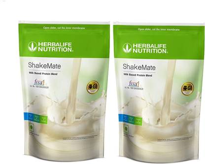 HERBALIFE Shakemate 500gm (The Perfect Patner of Formula one shake) pack of -2 Protein Blends