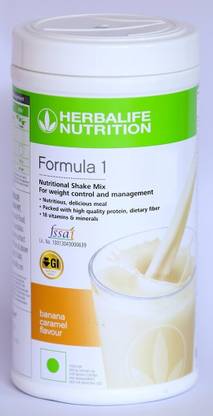 HERBALIFE Formula 1 Nutritional Shake Banana Caramel Flavor Protein Shake