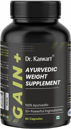 Dr. Kaiwart New and Improved Formula I The Ultimate Muscle Mass Gainer I 100% Ayurvedic Weight Gainers/Mass Gainers