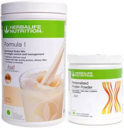 HERBALIFE Formula 1 vanilla Shake (500 g) Personalized Protein Powder 200g(BHAGATee) Plant-Based Protein