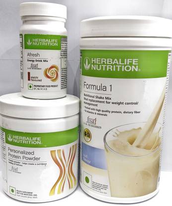 HERBALIFE Formula1 Kulfi Flavor500g Protine Powder 200g & Elachi Afresh 50g For Protein Blends
