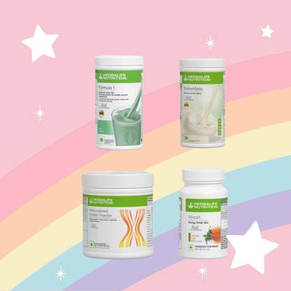 HERBALIFE F1 SHAKE MIX-PAAN,SHAKEMATE,PP-200GM AND TULSI(PACK OF 4) Protein Shake
