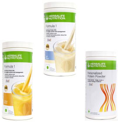 HERBALIFE FORMULA-1MANGO&KULFI&1000 GRAM PERSONALIZEDPROTIEN POWDER 400 GRAM Plant-Based Protein