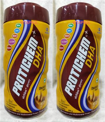 VITAPROL Protichem DHA Protein Powder Vitamin B12 Nutrition Energy Stamina Good Health Protein Blends