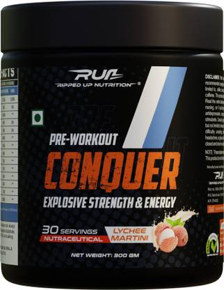 Ripped Up Nutrition CONQUER PRE WORKOUT RUNPWL2101 Energy Bars