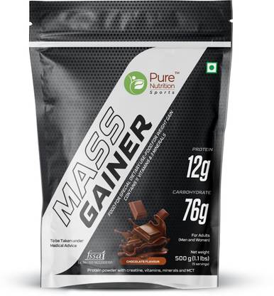 Pure Nutrition Mass Gainer With Creatine , Digestive Enzymes For Weight Gain Weight Gainers/Mass Gainers