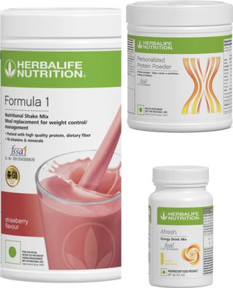 Herbalife Nutrition F1 SHAKE Strawberry , PP Powder 200 G , Afresh - Lemon Protein Shake
