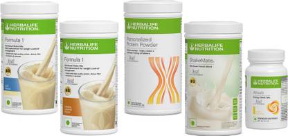 HERBALIFE Formula 1 Shake Mix- Banana And Kulfi Afresh Energy Protein-400g ,Shakemate Protein Shake