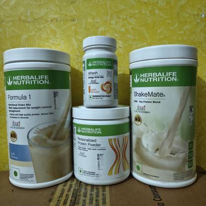 HERBALIFE FORMULA 1 KULFI SHAKE SHAKEMATE PROTEIN POWDER 200GM AFRESH PEACH Protein Bars