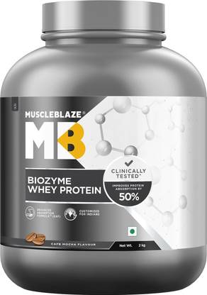 MUSCLEBLAZE Biozyme Whey Isolate as Primary Protein, Labdoor USA Certified Whey Protein