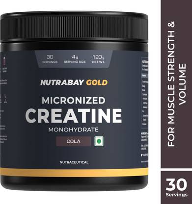 Nutrabay Gold Micronized Creatine Monohydrate, Pre/Post Workout, Flavoured Amino Acid Creatine