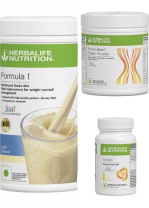 HERBALIFE F1 SHAKE Kulfi , PP Powder 200 G , Afresh - Lemon Protein Shake