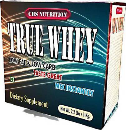 CHS nutrition True Whey 1 KG (Muscle gaining whey protein conc. & isolate) Whey Protein