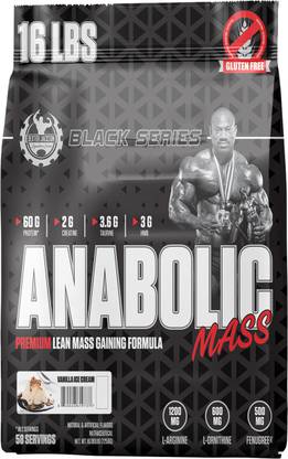 dexter jackson DJSS BLACK SERIES ANABOLIC GAINER 16 LBS VANILLA ICE CREAM Weight Gainers/Mass Gainers