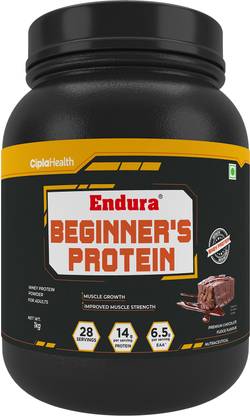 Endura Gym Beginners Protein | 1kg | For Muscle Recovery | Increase Lean Mass Whey Protein