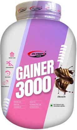 Olympia Nutrition Gainer 3000 Blend Of Premium Whey +Creatine Fortified Micro Nutrients Weight Gainers/Mass Gainers